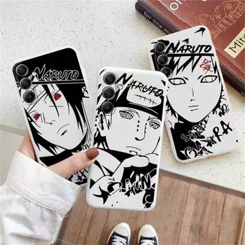 Чехол для телефона с рисунком аниме для iPhone Samsung A55 A35 S24 FE S25 A16 Xiaomi Redmi Note 13 Pro 14C Huawei Honor противоударный матовый мягкий чехол с защитой от царапин Samsung Galaxy S10 4G