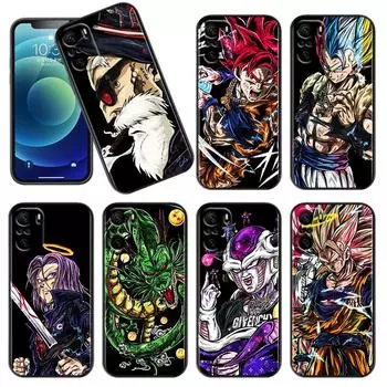Чехол для телефона с рисунком D-Dragons Balls Art для Xiaomi Redmi Note 12 11E 11S 11 11T 10 10S 9 9T 9S 8T Pro Plus 5G, черный чехол Redmi Note 5