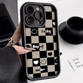Чехол для телефона iPhone 11 13 12 14 15 16 Pro Max 7 8 Plus XR XS Max Samsung A55 S24 S23 A02S Redmi 9 13C 9A 10 A3 OPPO A15S A16 A17 A18 A38 A53 A54 A31 redmi Note 13 Pro 5G