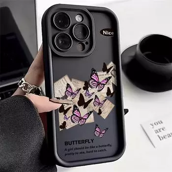 Чехол для телефона iPhone 11 13 12 14 15 16 Pro Max 7 8 Plus XR XS Max Samsung A55 S24 S23 A02S Redmi 9 13C 9A 10 A3 OPPO A15S A16 A17 A18 A38 A53 A54 A31 Xiaomi 11 Lite 4G кофейный