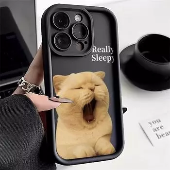 Чехол для телефона iPhone 11 13 12 14 15 16 Pro Max 7 8 Plus XR XS Max Samsung A55 S24 S23 A02S Redmi 9 13C 9A 10 A3 OPPO A15S A16 A17 A18 A38 A53 A54 A31 Xiaomi 11 Lite 4G кофейный