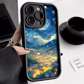 Чехол для телефона iPhone 11 13 12 14 15 16 Pro Max 7 8 Plus XR XS Max Samsung A55 S24 S23 A02S Redmi 9 13C 9A 10 A3 OPPO A15S A16 A17 A18 A38 A53 A54 A31 Xiaomi 11 Lite 4G кофейный