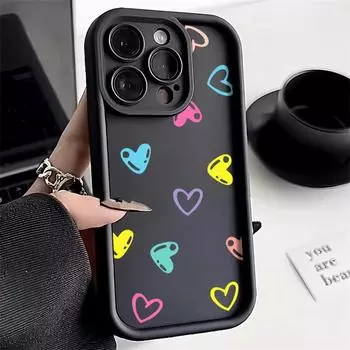 Чехол для телефона iPhone 11 13 12 14 15 16 Pro Max 7 8 Plus XR XS Max Samsung A55 S24 S23 A02S Redmi 9 13C 9A 10 A3 OPPO A15S A16 A17 A18 A38 A53 A54 A31 Xiaomi 11 Lite 4G кофейный