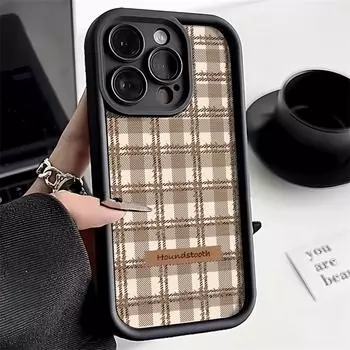 Чехол для телефона iPhone 11 13 12 14 15 16 Pro Max 7 8 Plus XR XS Max Samsung A55 S24 S23 A02S Redmi 9 13C 9A 10 A3 OPPO A15S A16 A17 A18 A38 A53 A54 A31 Xiaomi 11 Lite 4G кофейный