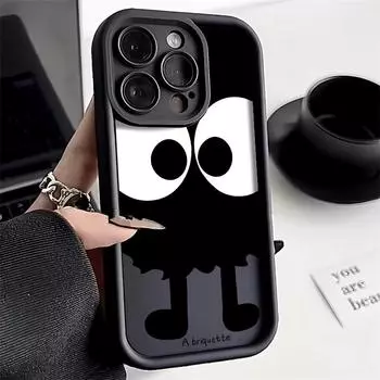 Чехол для телефона iPhone 11 13 12 14 15 16 Pro Max 7 8 Plus XR XS Max Samsung A55 S24 S23 A02S Redmi 9 13C 9A 10 A3 OPPO A15S A16 A17 A18 A38 A53 A54 A31 Xiaomi 11 Lite 4G кофейный