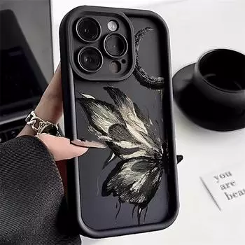 Чехол для телефона iPhone 11 13 12 14 15 16 Pro Max 7 8 Plus XR XS Max Samsung A55 S24 S23 A02S Redmi 9 13C 9A 10 A3 OPPO A15S A16 A17 A18 A38 A53 A54 A31 Xiaomi 11 Lite 4G кофейный