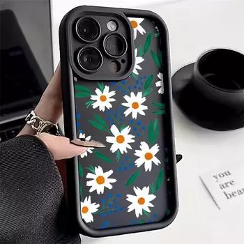 Чехол для телефона iPhone 11 13 12 14 15 16 Pro Max 7 8 Plus XR XS Max Samsung A55 S24 S23 A02S Redmi 9 13C 9A 10 A3 OPPO A15S A16 A17 A18 A38 A53 A54 A31 Xiaomi 11 Lite 4G кофейный