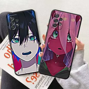 Чехол для телефона Samsung Galaxy A10 A50 A10s A70 A54 A34 A02s A02 A01 A20e A03 Core A04 A03s A04s аниме Zero Two Darling Cover Samsung A10