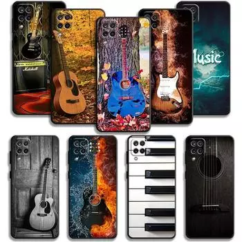 Чехол для телефона Samsung Galaxy A70 A70s A50 A30s A04s A20s A20e A02 A02s A03 A42 M31 M13, классический музыкальный инструмент, гитара, фортепиано Samsung M31