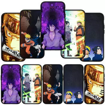 Чехол для телефона Samsung Galaxy S23 S24 iPhone 16 15 14 Xiaomi Redmi Note 13 12 11 8 Plus 10 9 Pro Max X XR OPPO Huawei аниме Учиха Саске Наруто чехол for Samsung Galaxy A04 аэро