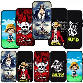 Чехол для телефона Samsung Galaxy S23 S24 iPhone 16 15 14 Xiaomi Redmi Note 13 12 11 8 Plus 10 9 Pro Max X XR OPPO Huawei Red Hair Luffy One Piece Shanks for Samsung Galaxy S23 олений