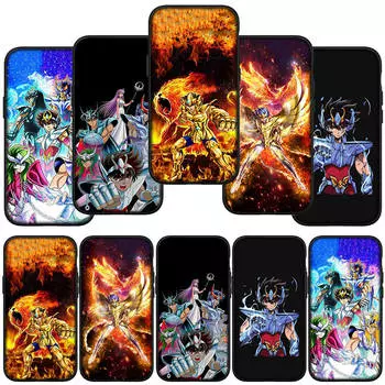 Чехол для телефона Samsung Galaxy S23 S24 iPhone 16 15 14 Xiaomi Redmi Note 13 12 11 8 Plus 10 9 Pro 13C 12C Max X XR OPPO Huawei Poster Saint Seiya Cover for Huawei Mate 20 болюс