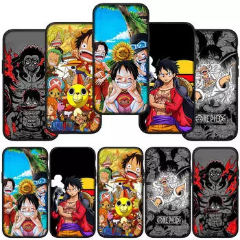 Чехол для телефона Samsung Galaxy S24 S23 iPhone 15 14 Xiaomi Redmi Note 13 12 11 8 10 9 Pro Max X XR OPPO A15 Huawei Anime Luffy Gear 5 One Piece Cover for Samsung Galaxy A55 5G олений