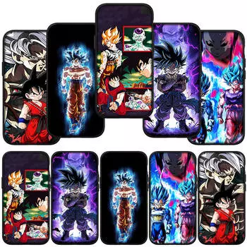 Чехол для телефона Samsung Galaxy S24 S23 iPhone 15 14 Xiaomi Redmi Note 13 12 11 8 10 9 Pro Max X XR OPPO A15 Huawei Comics Dragon Ball Goku DragonBall for Samsung Galaxy A32 4G болюс
