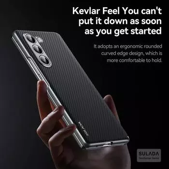 Чехол для телефона Samsung Galaxy Z Fold 6 5 4 с жестким шарниром и рисунком из углеродного волокна, магнитный чехол Magsafe For Galaxy Z Fold 4 синий