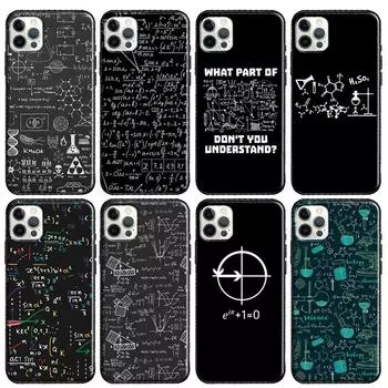 Чехол для телефона Science Math Physics Formulas для Apple iPhone 13 11 Pro Max 12 mini X XR XS Max 8 7 Plus SE 2020 iphone 5 5S SE
