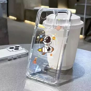 Чехол для телефона Space для iPhone 13 11 15 ProMax OPPO A15S A57 A77 Sangsung A55 S24 VIVO Y21 Y21S XiaoMi Redmi 13C 9A Note 13 11 Huawei honor Mate 30 40 iPhone 15 чистый