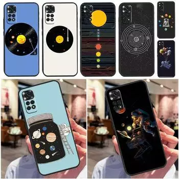 Чехол для телефона Space Planets Solar System для Xiaomi Redmi Note 12 11 10 8 9 Pro 8T 9S 10S 11S 9A 9C 9T 10A 10C Redmi Note 11 Pro