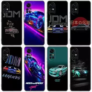 Чехол для телефона Sports Car JDM Drift для Huawei Honor 60 50 Mate 40 30 20 10 Lite Nova 9 8 Pro 7 SE Y60 30S 8i 7i 5T Premium Cover Huawei Nova 9