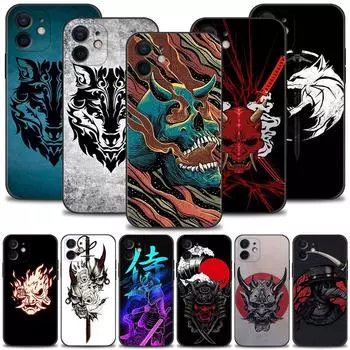 Чехол для телефона Terror Ghost Head Wolf для iPhone Samsung Galaxy Redmi Xiaomi Oppo OnePlus Note SA 7 8 9 10 11 12 13 14 20 21 22 23 53 54 Pro Max Ultra iPhone 6 or 6S