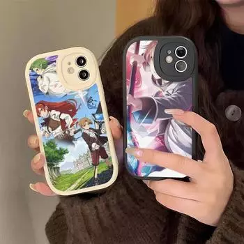 Чехол для телефона в стиле аниме Jobless Reincarnation из твердой кожи для iPhone 14 13 12 Mini 11 14 Pro Max Xs X Xr 7 8 Plus 6 6s iphone XS MAX