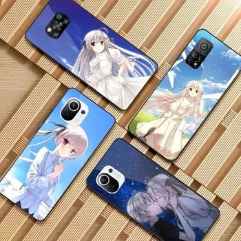 Чехол для телефона Yosuga No Sora Japan Anime для Xiaomi 12 11T 10 9 Redmi Note 11 10 10S Pro Redmi 9 9A 8, черный, из поликарбоната, со стеклянным чехлом Xiaomi 12-12X