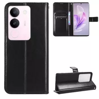 Чехол для Vivo V29 V 29 5G V2250, откидная крышка, кошелек из искусственной кожи, слот для карт, чехол-подставка для телефона For Vivo V29 5G красный