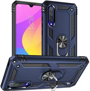 Чехол для Xiaomi A3 для Xiaomi Mi A3 MiA3, протектор, военная броня, противоударный магнит, автомобильный держатель, кольцо, чехол for Mi A3