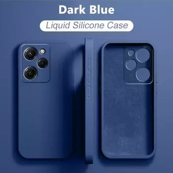 Чехол для XiaoMi Mi 13 12 11 10 9 8 Lite 11T 12T 10T RedMi Note 11s 10s 9s 8 7 Pro POCO X5 5G X4 X3 F3 F4 квадратные жидкие силиконовые чехлы с тканевой вставкой POCO M4 Pro 4G белый