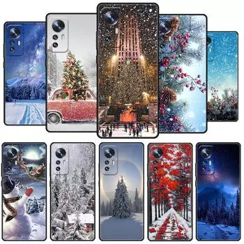 Чехол для Xiaomi Mi Poco X3 NFC M4 F3 C40 11 11T 10T Pro 12 9T 9 10 Lite, мягкий чехол для телефона, зимний, Нью-Йорк, центральный, твердый Xiaomi Mi 9