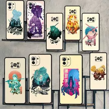 Чехол для Xiaomi Mi Poco X3 X4 NFC M3 Mi 11 11T 10 T 9T 12 9 10T Lite силиконовый чехол для телефона Demon Slayer Anime Xiaomi Poco M3