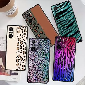 Чехол для Xiaomi Redmi Note 11 9S 10 9 8 7 9A 9C 9i K40 8T 10C 9T K50 силиконовый чехол для телефона модный леопардовый узор Redmi Note 10 5G
