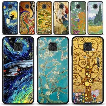 Чехол для Xiaomi Redmi Note 11S 11T 11 10 8 Pro 8 8T 9 9T 9S 10, чехол для Redmi K50 K40S K40 10 9A 9C 9, Звездная ночь, Климт, поцелуй меня Redmi Note11S 5G