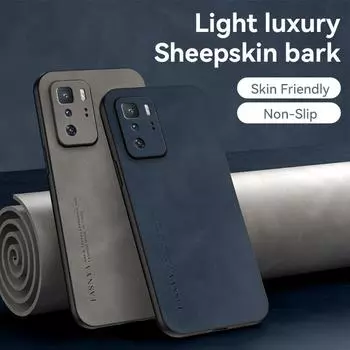 Чехол для Xiaomi Redmi Note 5 7 8 9 10 Pro 9s 9T 4G 5G, мягкий силиконовый край, твердая задняя крышка, чехол для телефона из искусственной кожи For Redmi Note 10 4G синий