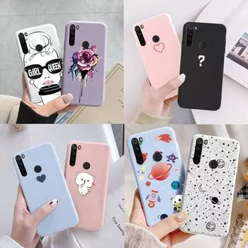 Чехол для Xiaomi Redmi Note 8 8T 8 Pro Love Heart Flower Planet Queen Girl Забавная задняя крышка с милым котом для Redmi Note8 8 T 8Pro Phone Funda redmi note 8