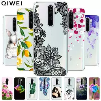Чехол для Xiaomi Redmi Note 8 Pro, ультратонкий прозрачный мягкий силиконовый чехол из ТПУ для Xiomi Redmi Note8 9 pro 8pro 8T 9S, чехлы для телефонов, капа Redmi Note 8 Pro