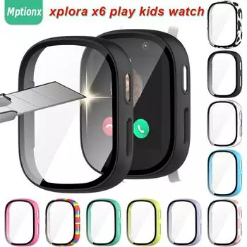 Чехол для Xploar X6 Play Kids Smart Watch Защитный экран Жесткий Полный Защитный для Xplora X5 Play Аксессуары for Xplora X6 Play