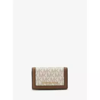 ЧЕХОЛ ДЛЯ КЛЮЧЕЙ MICHAEL KORS JET SET TRAVEL МАЛЕНЬКИЙ MK SIGNATURE 35F3GTVP5B150 ВАНИЛЬ F