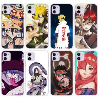 Чехол DT13 Naruto Anime для Samsung A04 A14 A23 A34 A54 M23 M33 M52 M53 Realme 10 9 C30S C35 C55 VIVO Y02S Y21 Y33S Y51 X80 Pro Прозрачный чехол Infinix Note 12 VIP ирис