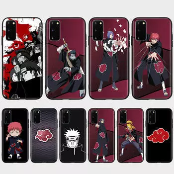 Чехол DT30 Akatsuki Naruto для Samsung A04 A14 A23 A34 A54 M23 M33 M52 M53 Realme 10 9 C30S C35 C55 VIVO Y02S Y21 Y33S Y51 X80 Pro Прозрачный чехол Samsung J6 Plus бездна