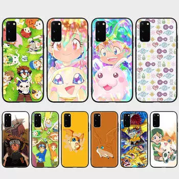Чехол DT33 Digimon для Samsung A04 A14 A23 A34 A54 M23 M33 M52 M53 Realme 10 9 C30S C35 C55 VIVO Y02S Y21 Y33S Y51 X80 Pro Прозрачный чехол Samsung A24 4G кожа буйвола