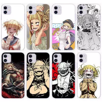 Чехол DT3 Hero Academia Toga для Samsung A04 A14 A23 A34 A54 M23 M33 M52 M53 Realme 10 9 C30S C35 C55 VIVO Y02S Y21 Y33S Y51 X80 Pro Прозрачная крышка Tecno Camon 17 Pro эбеновый