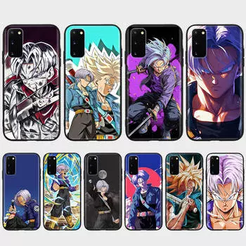 Чехол DT44 Dragon Ball Trunks для iPhone 16 15 Plus 14 13 12 11 Pro 8 7 6S 6 SE 5S X XR XS Max Realme C30 C33 C31 9I Huawei P30 черный мягкий чехол iPhone XS эбеновый