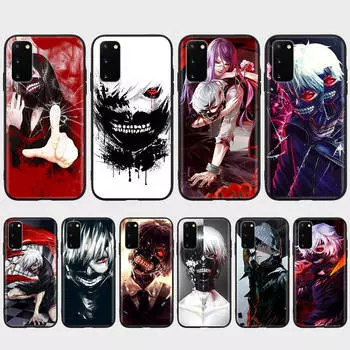 Чехол DT4 Tokyo Ghost Ken для iPhone 16 15 Plus 14 13 12 11 Pro 8 7 6S 6 SE 5S X XR XS Max Realme C30 C33 C31 9I Huawei P30 черный мягкий чехол iPhone 15 Pro бездна