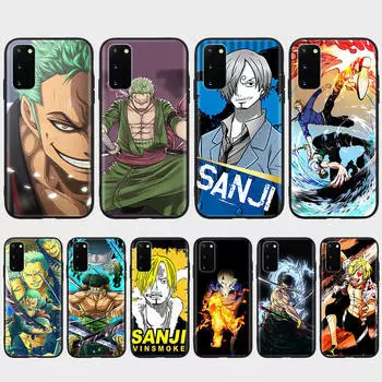 Чехол DT8 One Piece Zoro Sanji для Samsung A04 A14 A23 A34 A54 M23 M33 M52 M53 Realme 10 9 C30S C35 C55 VIVO Y02S Y21 Y33S Y51 X80 Pro Прозрачная крышка Samsung A24 4G арлекин