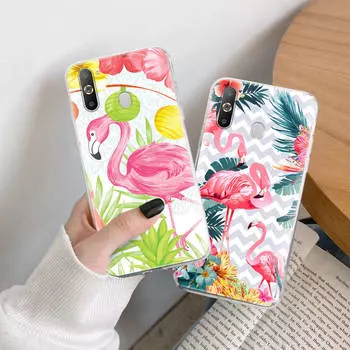 Чехол Flamingo TPU для iPhone XR 7 8 14 15 11 12 13 X XS Pro Max Xiaomi Redmi 13C Note 9 Samsung A22 S23 S24 Ultra Plus VIVO Samsung Note 20 аэро