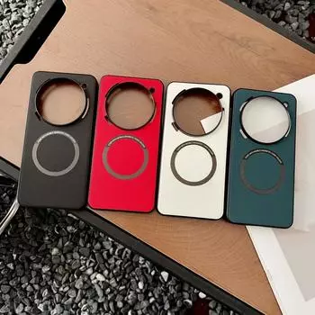 Чехол For Nothing Phone 3A Pro, роскошный защитный чехол из искусственной кожи с функцией беспроводной зарядки, чехол для телефона For Nothing Phone 3A 2A Shell For Nothing Phone 3A красный