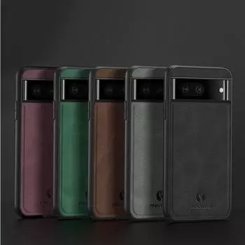 Чехол Fundas For Google Pixel 9 Pro XL из магнитной матовой кожи для телефона Pixel 8 7 Pro 8A 7a 6 9 Pro, мягкий силиконовый бампер, защитная крышка объектива камеры For Pixel 9 Pro XL чёрный