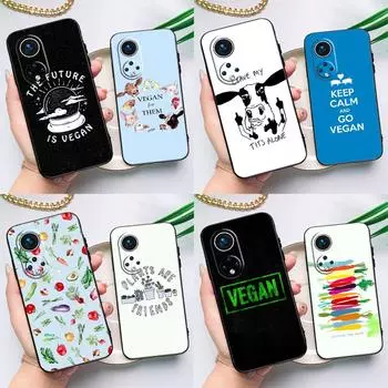 Чехол Go Vegan для Huawei Honor Magic 5 Lite 70 50 X8 X9 a P20 P30 P40 P50 P60 Pro P Smart Nova 9 5T Huawei P20 Pro