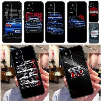 Чехол GTR Sport Car JDM для POCO F3 F4 X4 GT M5 M4 X3 Pro, чехол для Xiaomi 11T Pro 13 12X 11 12 Lite 12T Pro Mi 12